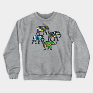 Elephant Herd Crewneck Sweatshirt